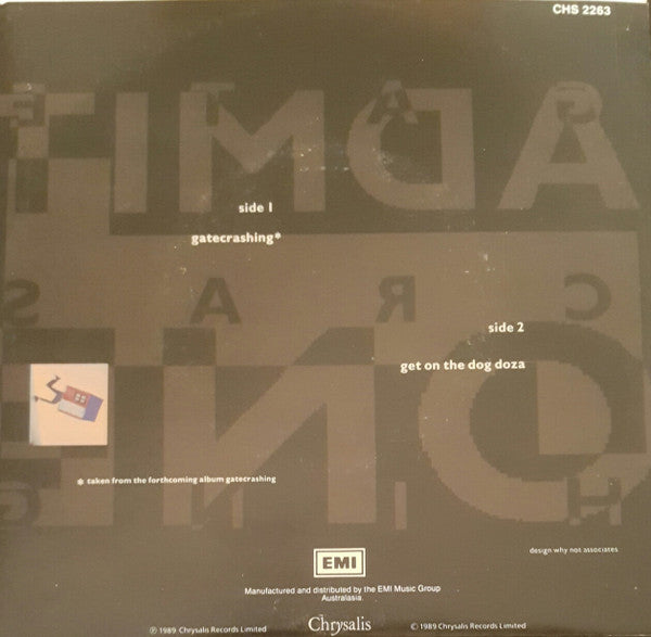 Living In A Box : Gatecrashing (7", Single)