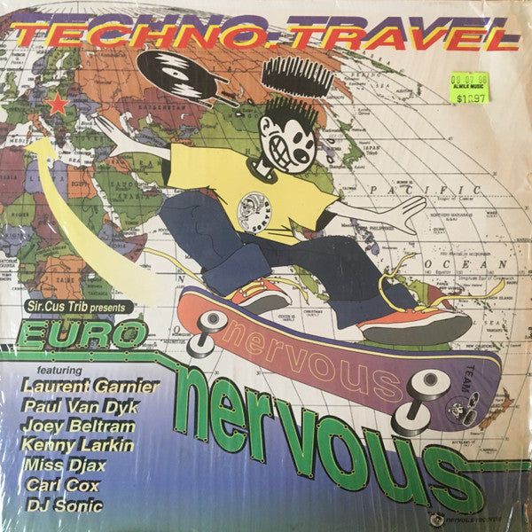 Various : Euronervous Techno Travel (2xLP, Comp)