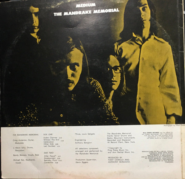 The Mandrake Memorial : Medium (LP, Album)