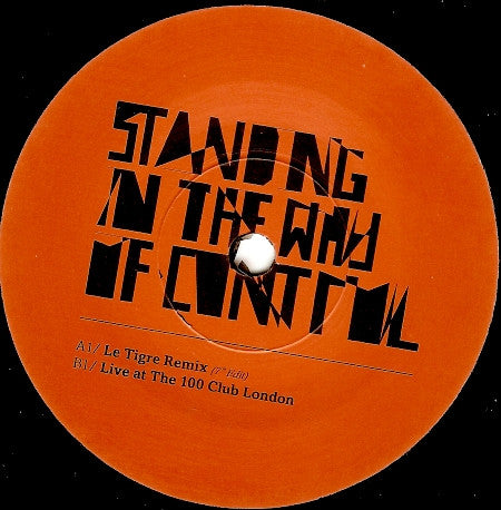 Gossip* : Standing In The Way Of Control (7", Single)