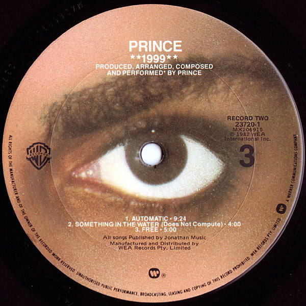 Prince : 1999 (2xLP, Album)