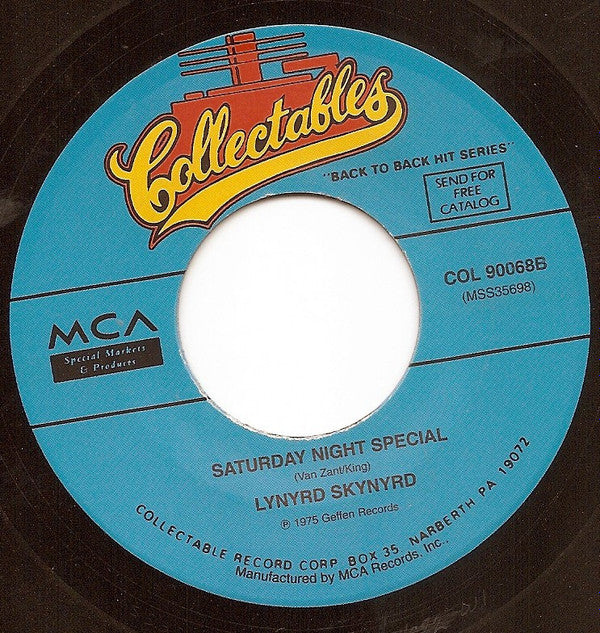 Lynyrd Skynyrd : Sweet Home Alabama / Saturday Night Special (7", Single)