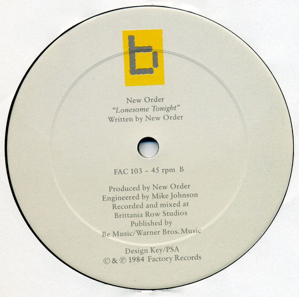 New Order : Thieves Like Us (12")