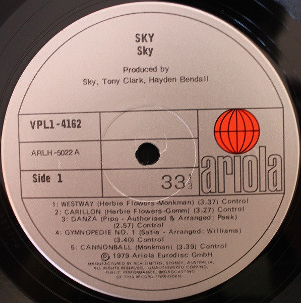Sky (4) : Sky (LP, Album)