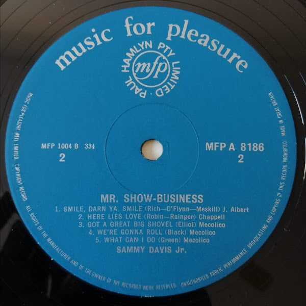 Sammy Davis Jr. : Mr. Show-Business (LP, Comp)