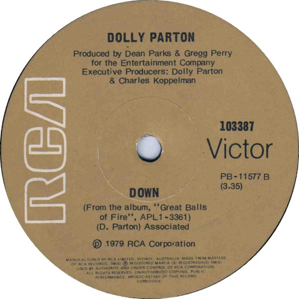 Dolly Parton : You're The Only One (7", Single)