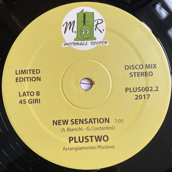 Plustwo : Mad Radio / New Sensation (12", Ltd, RE)