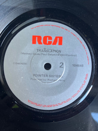 Pointer Sisters : All I Know Is The Way I Feel (7", Single)