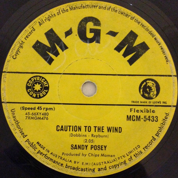 Sandy Posey : Born A Woman (7", Single)