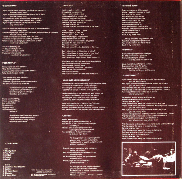 Alan Price : O Lucky Man! (Original Soundtrack) (LP, Album, Gat)