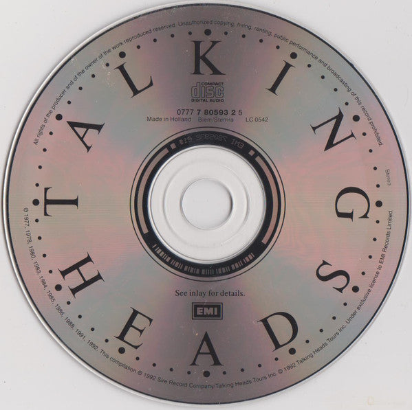 Talkingheads* : The Best Of - Once In A Lifetime (CD, Comp, RE, RM)