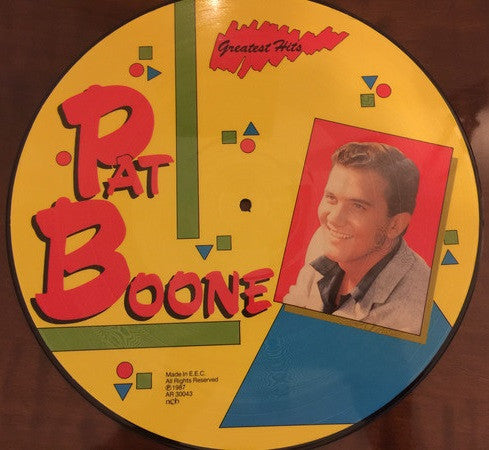 Pat Boone : Greatest Hits (LP, Comp, Pic, Yel)