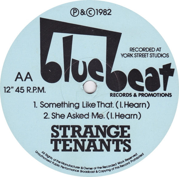 Strange Tenants : Strange Tenants (12", EP)
