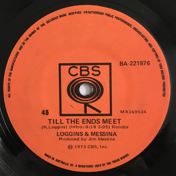 Loggins And Messina : Thinking Of You (7", Single)