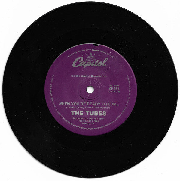 The Tubes : She's A Beauty (7", Single)
