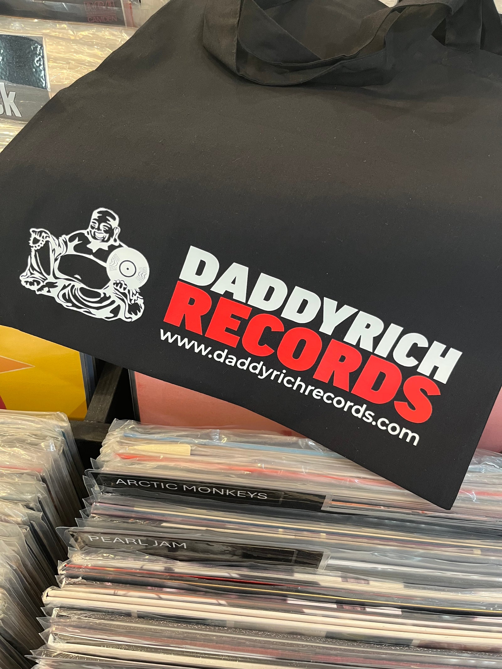 DADDYRICHRECORDS TOTE BAG