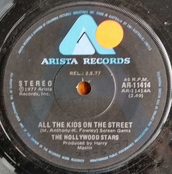 The Hollywood Stars : All The Kids On The Street (7&quot;, Single, Promo)