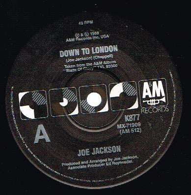 Joe Jackson : Down To London (7", Single, Ltd)