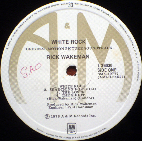 Rick Wakeman : White Rock (LP, Album)