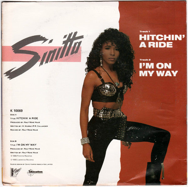 Sinitta : Hitchin' A Ride (7", Single)