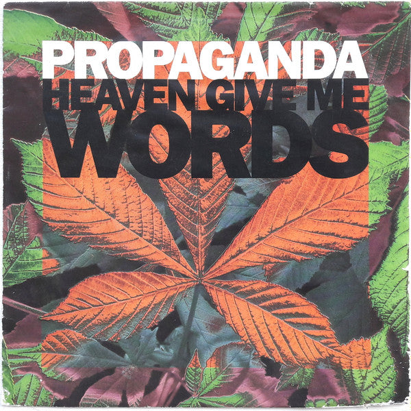 Propaganda : Heaven Give Me Words (7&quot;, Single, Pap)