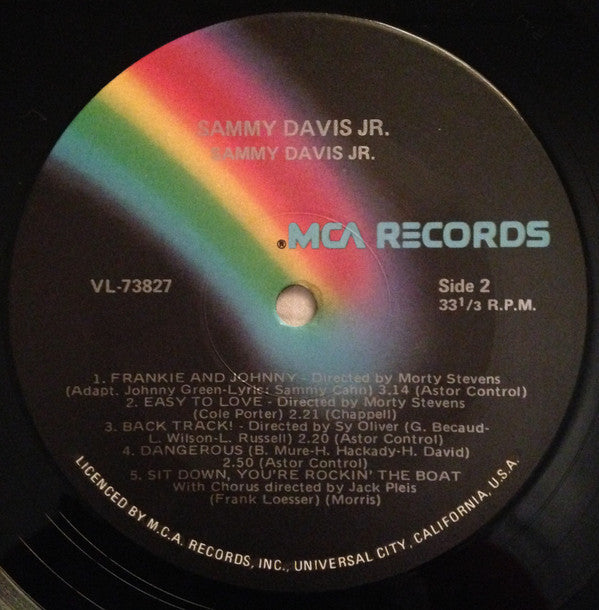 Sammy Davis Jr. : Sammy Davis Jr. (LP, Album)