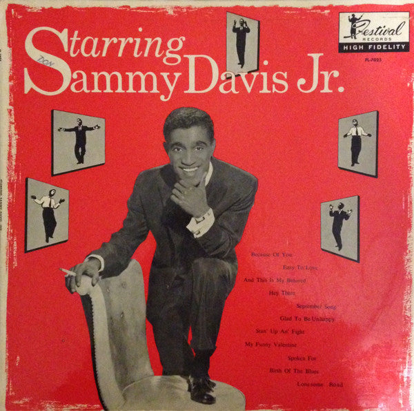 Sammy Davis Jr. : Starring Sammy Davis Jr. (LP, Album, RE)