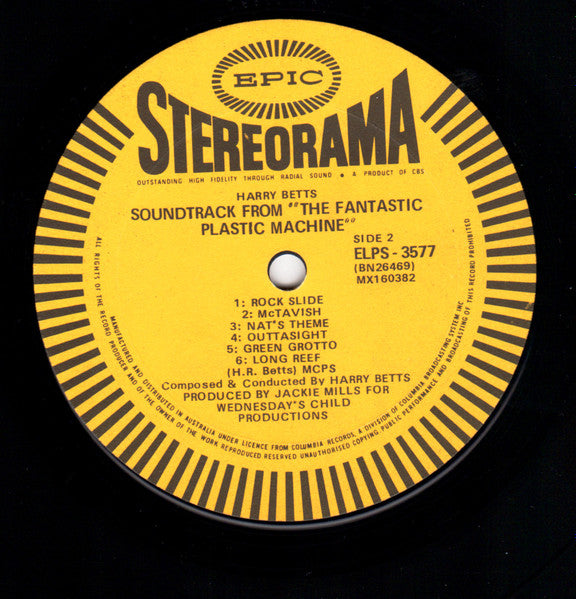 Harry Betts : The Fantastic Plastic Machine (LP)