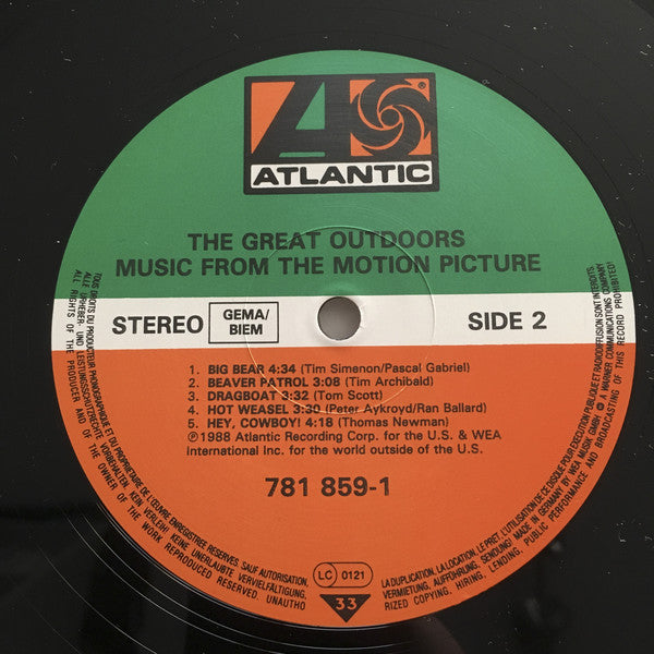 Various : The Great Outdoors (Music From The Motion Picture) (LP)