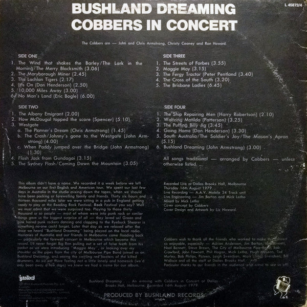 Cobbers : Bushland Dreaming (2xLP, Album)