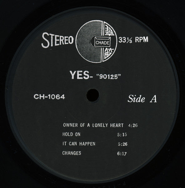 Yes : 90125 (LP, Album, Uno)