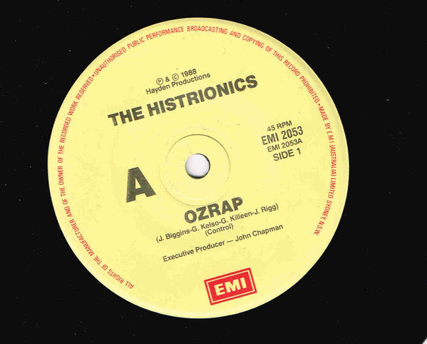 the Histrionics : Ozrap (7&quot;, Single)