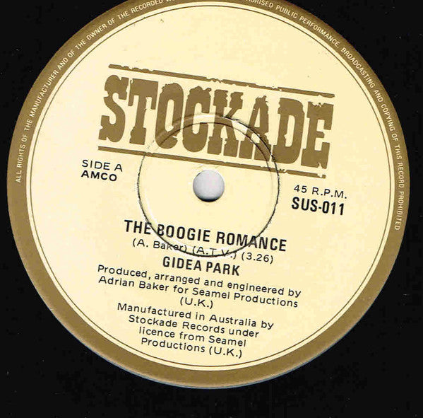 Gidea Park : The Boogie Romance (7&quot;, Single)