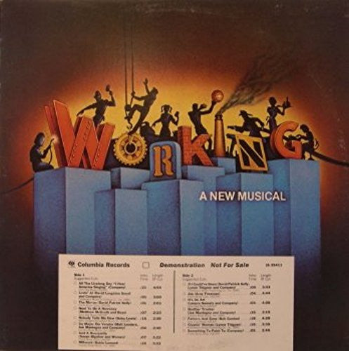 Original Broadway Cast* : Working (LP, Album, Promo)