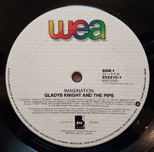 Gladys Knight & The Pips* : Imagination (LP, Album, RE)