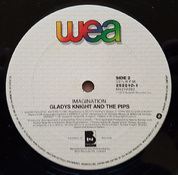 Gladys Knight & The Pips* : Imagination (LP, Album, RE)