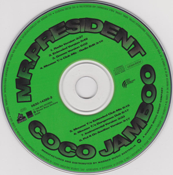 Mr. President : Coco Jamboo (CD, Single, Car)