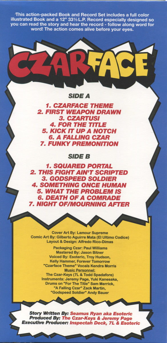 Czarface : First Weapon Drawn (A Narrated Adventure)  (LP, Album, RSD, Ltd)