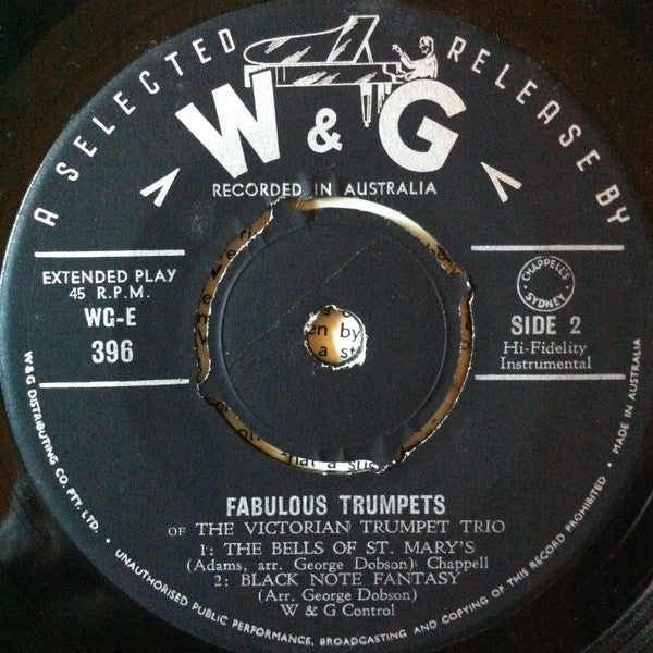 The Victorian Trumpet Trio : Fabulous Trumpets (7", EP, Rem)