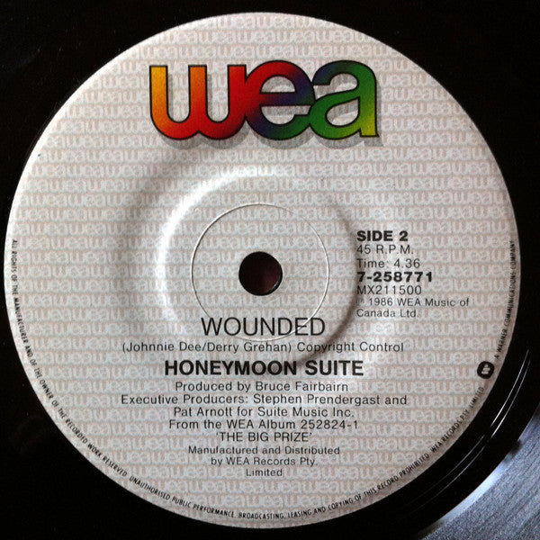 Honeymoon Suite : Feel It Again (7", Single)