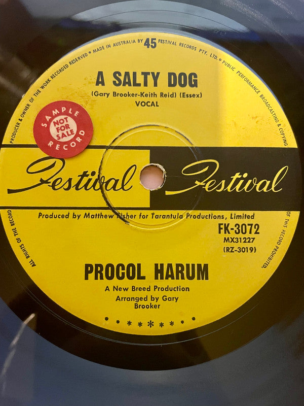 Procol Harum : A Salty Dog (7", Single)