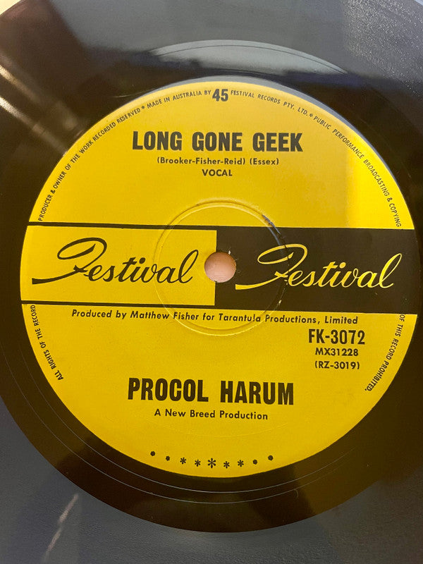 Procol Harum : A Salty Dog (7", Single)