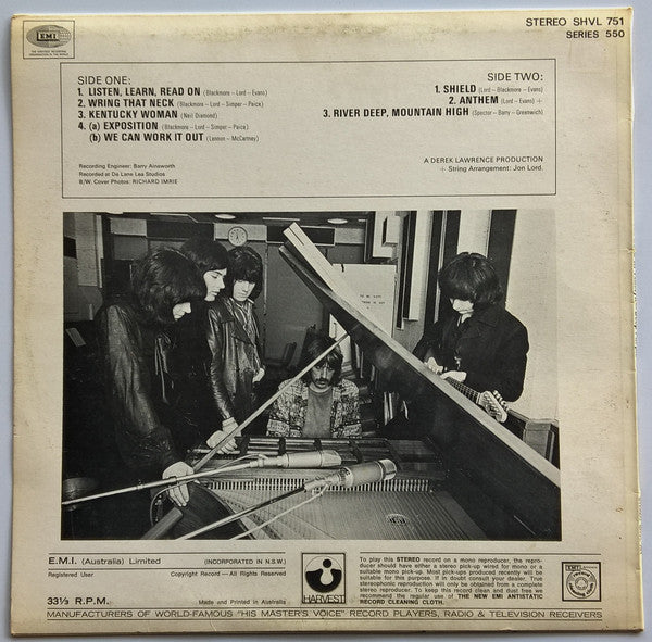 Deep Purple : The Book Of Taliesyn (LP, Album)