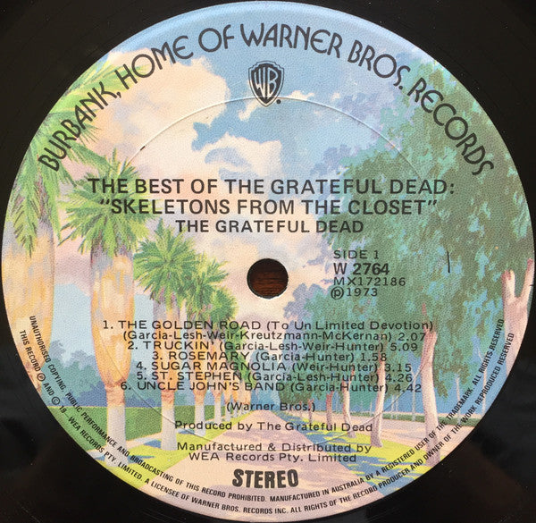 The Grateful Dead : The Best Of The Grateful Dead: Skeletons From The Closet (LP, Comp)