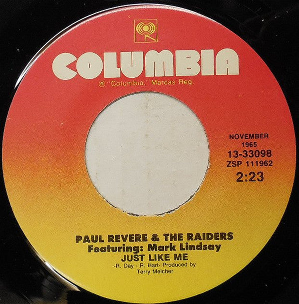 Paul Revere & The Raiders Featuring Mark Lindsay : Kicks (7", Single)