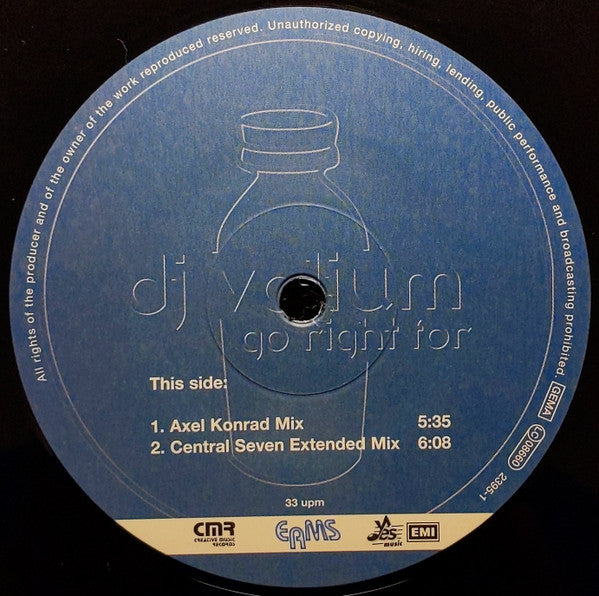 DJ Valium : Go Right For (12")