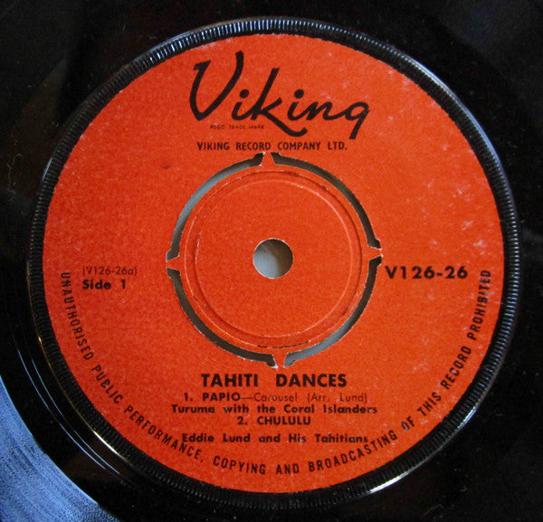 Various : Tahiti Dances (7", EP)