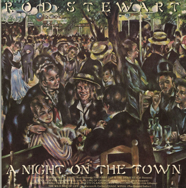 Rod Stewart : A Night On The Town (LP, Album)