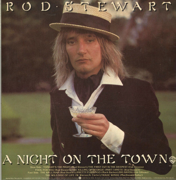 Rod Stewart : A Night On The Town (LP, Album)