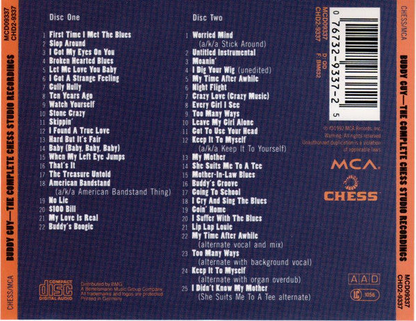 Buddy Guy : The Complete Chess Studio Recordings (2xCD, Comp, Fat)